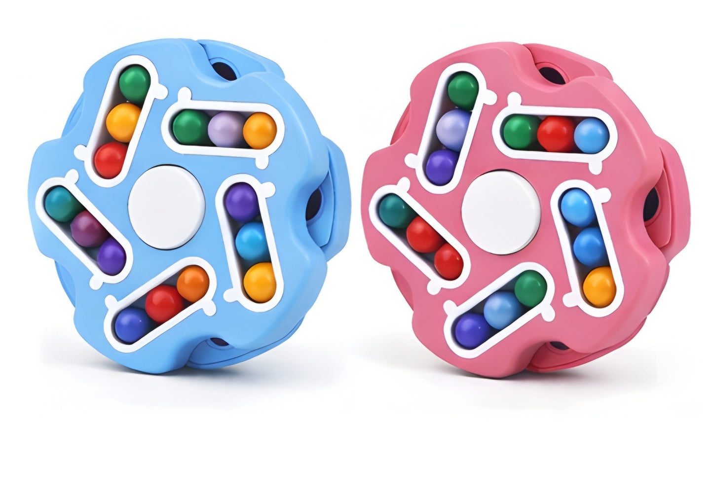 Magic Bean Cube Spinner Fidget Toy | Double Flip Puzzle Toy for Focus & Stress Relief